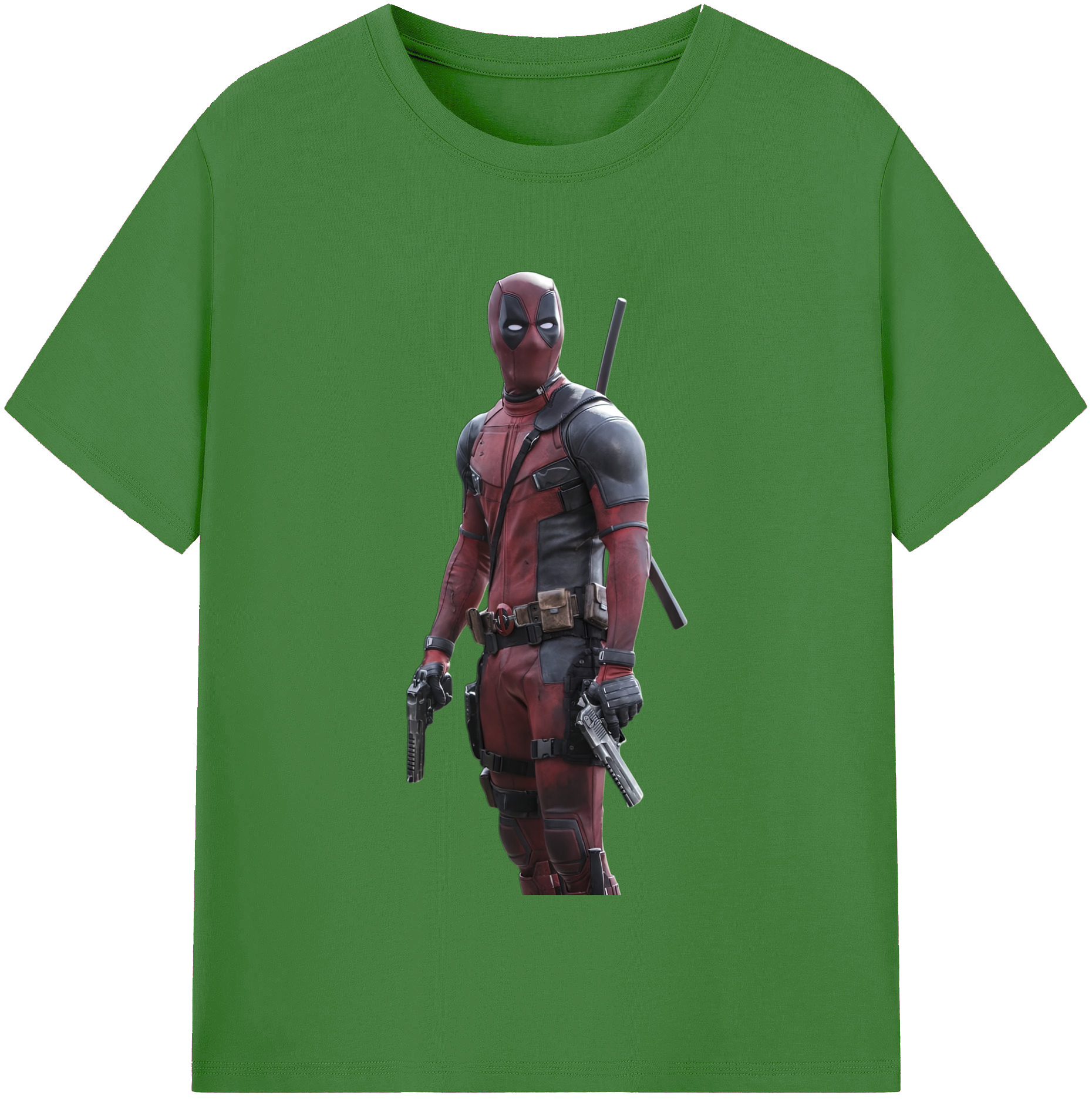 （画像用） Deadpool デッドプール レディースカジュアルプリントTシャツ（綿100％）